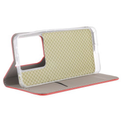 Etui Smart Magnet na telefon Xiaomi POCO M7 Pro 5G 2409FPCC4G czerwone
