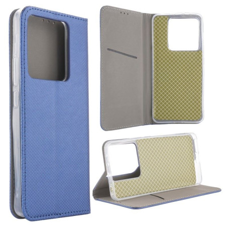 Etui Smart Magnet na telefon Xiaomi POCO M7 Pro 5G 2409FPCC4G granatowe
