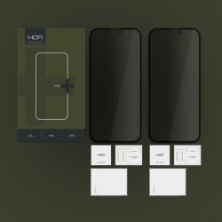 9H SZKŁO hartowane na telefon Apple iPhone 16 Pro A3293 / iPhone 17 A3520 / iPhone 17 Pro A3523 HOFI PRIVACY PRO+ 2szt