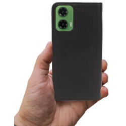 Etui Smart Magnet na telefon motorola moto g35 5G XT2433 czarne