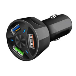 Ładowarka samochodowa USB QC 3 x USB A USB-A ŁADS9