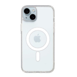Etui MagSilicone Protect na telefon Apple iPhone 15+ A3094 bezbarwne
