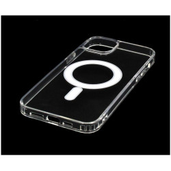 Etui MagSilicone Protect na telefon Apple iPhone 15+ A3094 bezbarwne
