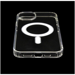 Etui MagSilicone Protect na telefon Apple iPhone 15+ A3094 bezbarwne