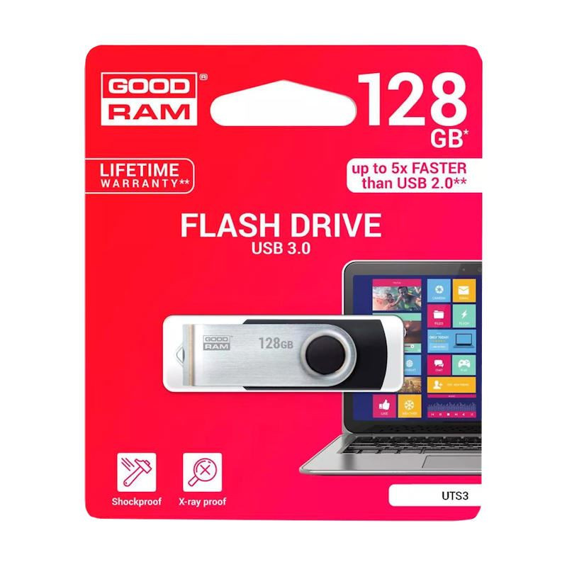 Pendrive GOODRAM 128GB 128 GB USB 3.0 Twister UTS3 czarny