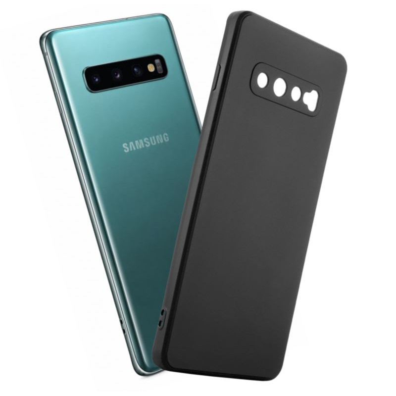 Etui Jelly Case na telefon Samsung Galaxy S10+ G975 czarne MATT