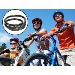 Zapięcie rowerowe linka na kod - blokada 60cm