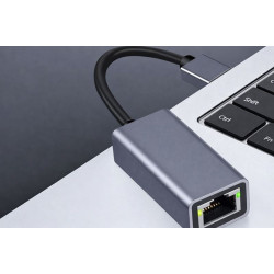 Adapter przejściówka USB-C na ethernet RJ45 1 Gb/s