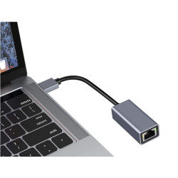 Adapter przejściówka USB-C na ethernet RJ45 1 Gb/s