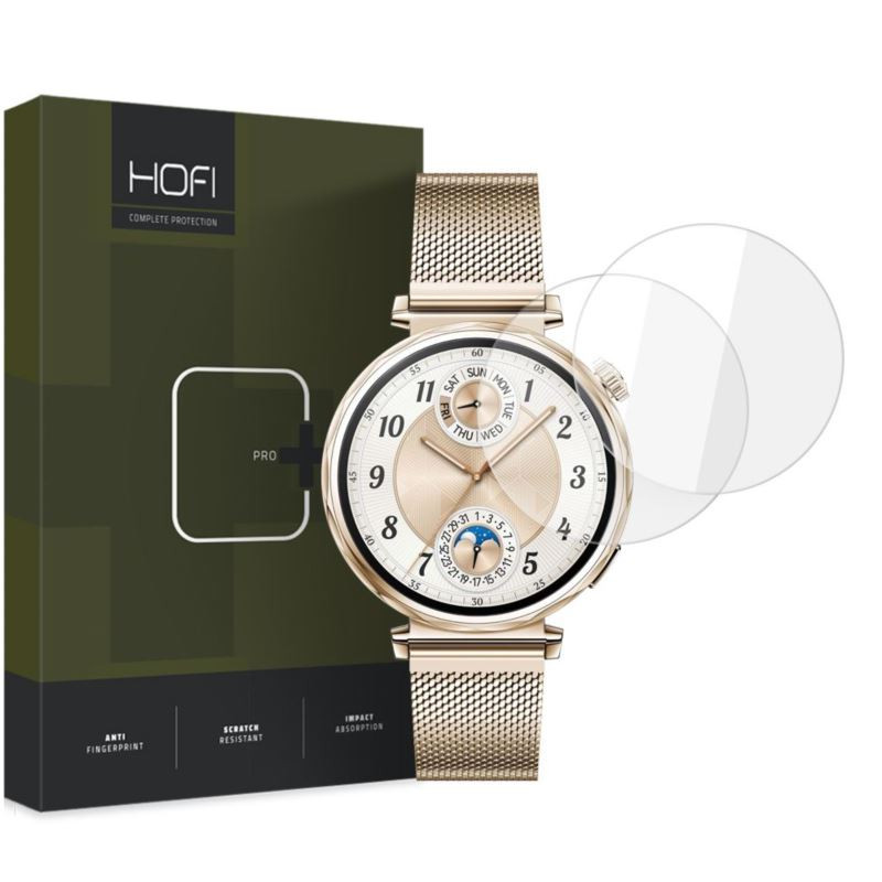 9H SZKŁO hartowane do smartwatch Huawei Watch GT 5 41mm Elegant JNA-B19M / Classic JNA-B19L HOFI PRO+ 2szt