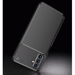 Etui Bumper Carbon Fiber na telefon Samsung Galaxy A16 4G / A16 5G czarne