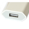 Ładowarka sieciowa USB 5V 1A biała