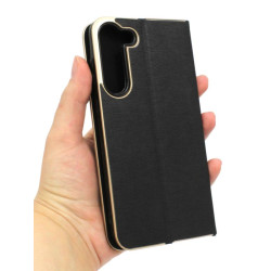 Etui Flip Vennus na telefon Samsung Galaxy S23 S911 czarne