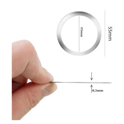 Blaszka magnes ring MagSafe srebrna - uniwersalna