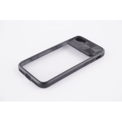 Etui Pancerne Slider na telefon Apple iPhone 7 / 8 / SE2 / SE3 czarny dymiony
