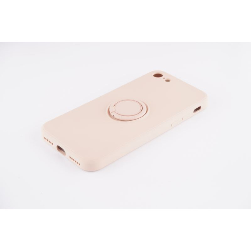 ETUI FINGER RING na telefon Apple iPhone 7 / 8 / SE2 / SE3 różowe