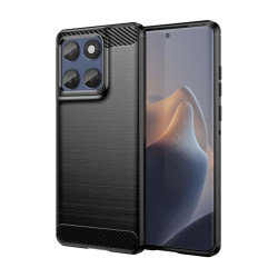 Etui Bumper Carbon LUX na telefon motorola edge 60 5G XT2505 / edge 60 fusion 5G XT2503 czarne