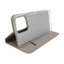 Etui Smart Magnet na telefon motorola moto g17 4G / g17 power 4G / g15 4G / g15 power 4G / g05 4G / e15 4G złote