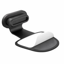 Zatyczka zaślepka portu USB-C czarna z klejem 3M