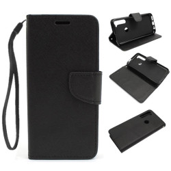 Etui Fancy Diary na telefon motorola one fusion+ XT2067 czarne