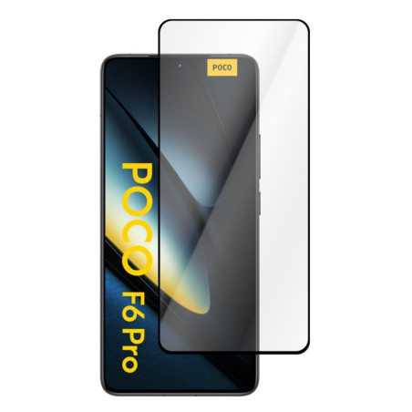 9D SZKŁO hartowane na telefon Xiaomi POCO F6 Pro 5G 23113RKC6G FULL GLUE