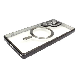 Etui Chrome MagSafe na telefon Samsung Galaxy S25 Ultra 5G S938 czarne