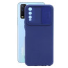Etui SILICONE LENS na telefon Vivo Y11s Y20s Y12s Y20i Y30 granatowe