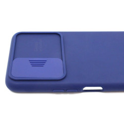 Etui SILICONE LENS na telefon Vivo Y11s Y20s Y12s Y20i Y30 granatowe