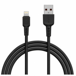 Kabel USB Lightning VIDVIE DC09 1m czarny - szybkie ładowanie 2.1A