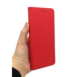 Etui Smart Magnet na telefon motorola moto g13 4G XT2331 / g23 4G XT2333 / g53 5G XT2335 czerwone