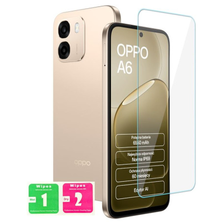 9H SZKŁO hartowane na telefon OPPO A6 A6c A6s A6t A6x 4G / 5G
