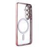Etui Chrome MagSafe na telefon Samsung Galaxy A37 5G A376 różowe