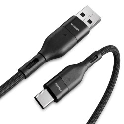 Kabel USB-A do USB-C PD 100W 5A 1,2 m czarny