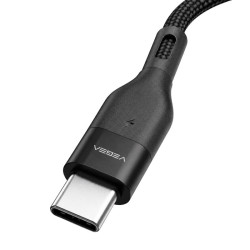 Kabel USB-A do USB-C PD 100W 5A 1,2 m czarny