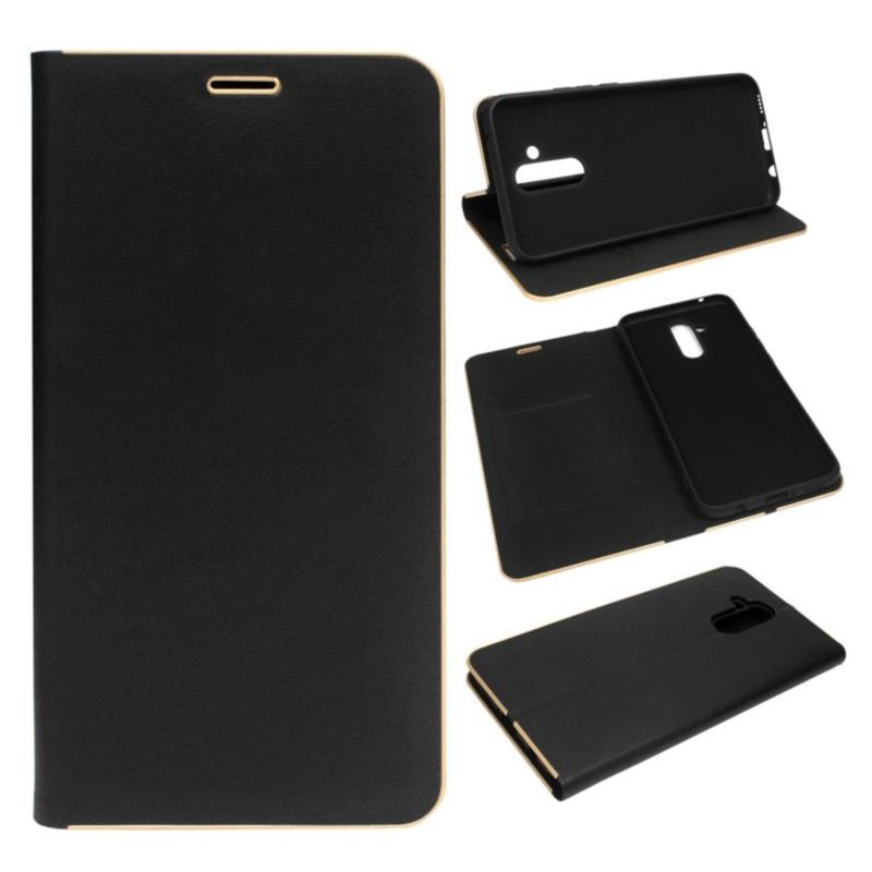 Etui Flip Vennus na telefon Huawei Mate 20 Lite SNE-LX1 czarne