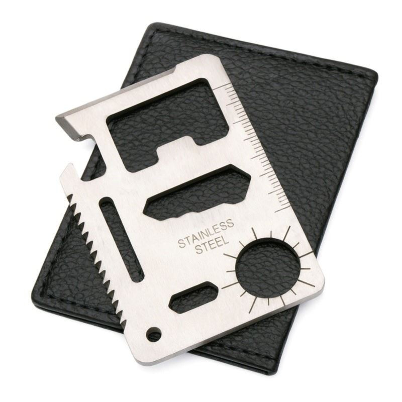 KARTA PRZEŻYCIA PRZETRWANIA SURVIVAL CARD NÓŻ OTWIERACZ 11w1 BEAR GRYLLS