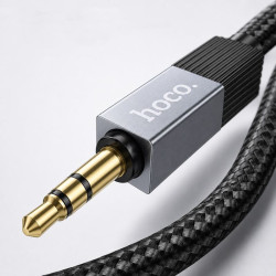 Kabel adapter USB-C na mini jack 3.5mm AUX czarny