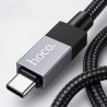 Kabel adapter USB-C na mini jack 3.5mm AUX czarny