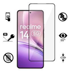 9H SZKŁO hartowane na telefon Realme 14 5G RMX5070 / 14T 5G RMX5078 FULL 6D CF