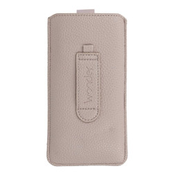 Etui Kieszonka Wonder XL na telefon iPhone 12 13 14 15 Pro / Samsung S20 FE S22 S22+ S23 S24 A15 A24 A33 M35 M34 beżowe