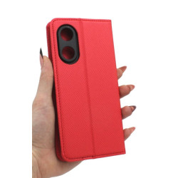 Etui Smart Magnet na telefon OPPO Reno 8T 4G CPH2481 czerwone