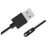 Ładowarka / kabel do ładowania smartwatch przewód 2 PIN 2,84mm czarna