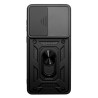 Etui pancerne CamShield Ring na telefon Samsung Galaxy S25 Edge 5G czarne