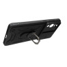 Etui pancerne CamShield Ring na telefon Samsung Galaxy S25 Edge 5G czarne
