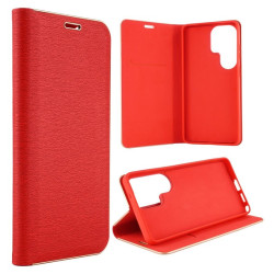 Etui Flip Vennus na telefon Samsung Galaxy S26 Ultra 5G S948 czerwone