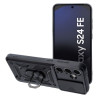 Etui Pancerne CAMSHIELD Ring na telefon Samsung Galaxy S24 FE 5G S721 czarne