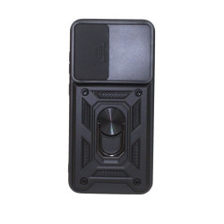 Etui Pancerne CAMSHIELD Ring na telefon Samsung Galaxy S24 FE 5G S721 czarne