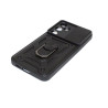 Etui Pancerne CAMSHIELD Ring na telefon Samsung Galaxy S24 FE 5G S721 czarne