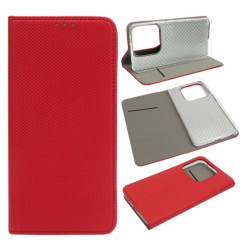 Etui Smart Magnet na telefon Xiaomi Redmi Note 14 5G 24094RAD4G czerwone