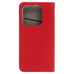 Etui Smart Magnet na telefon Xiaomi Redmi Note 14 5G 24094RAD4G czerwone
